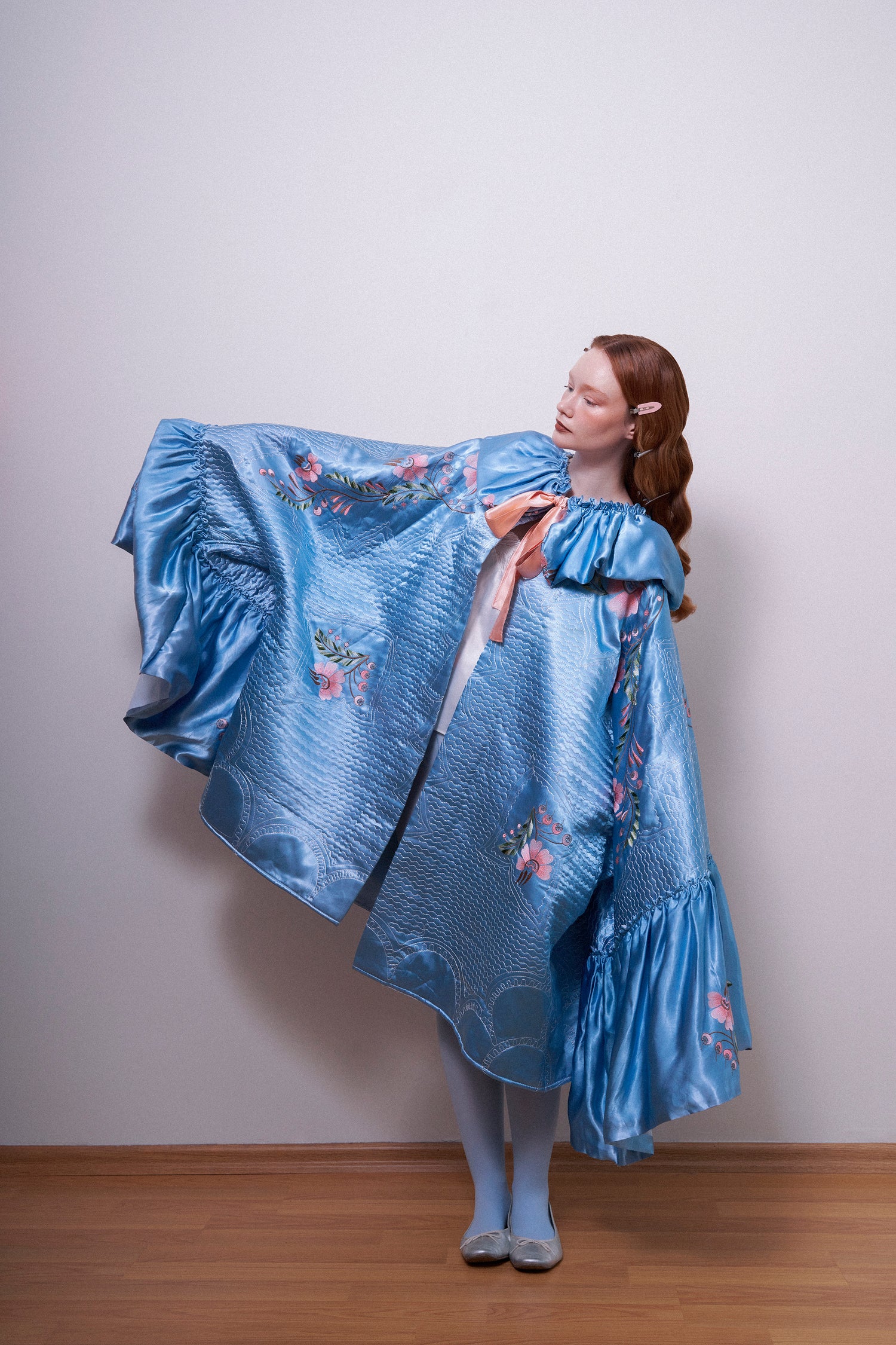 Butterfly Fly Away Coat- Blue