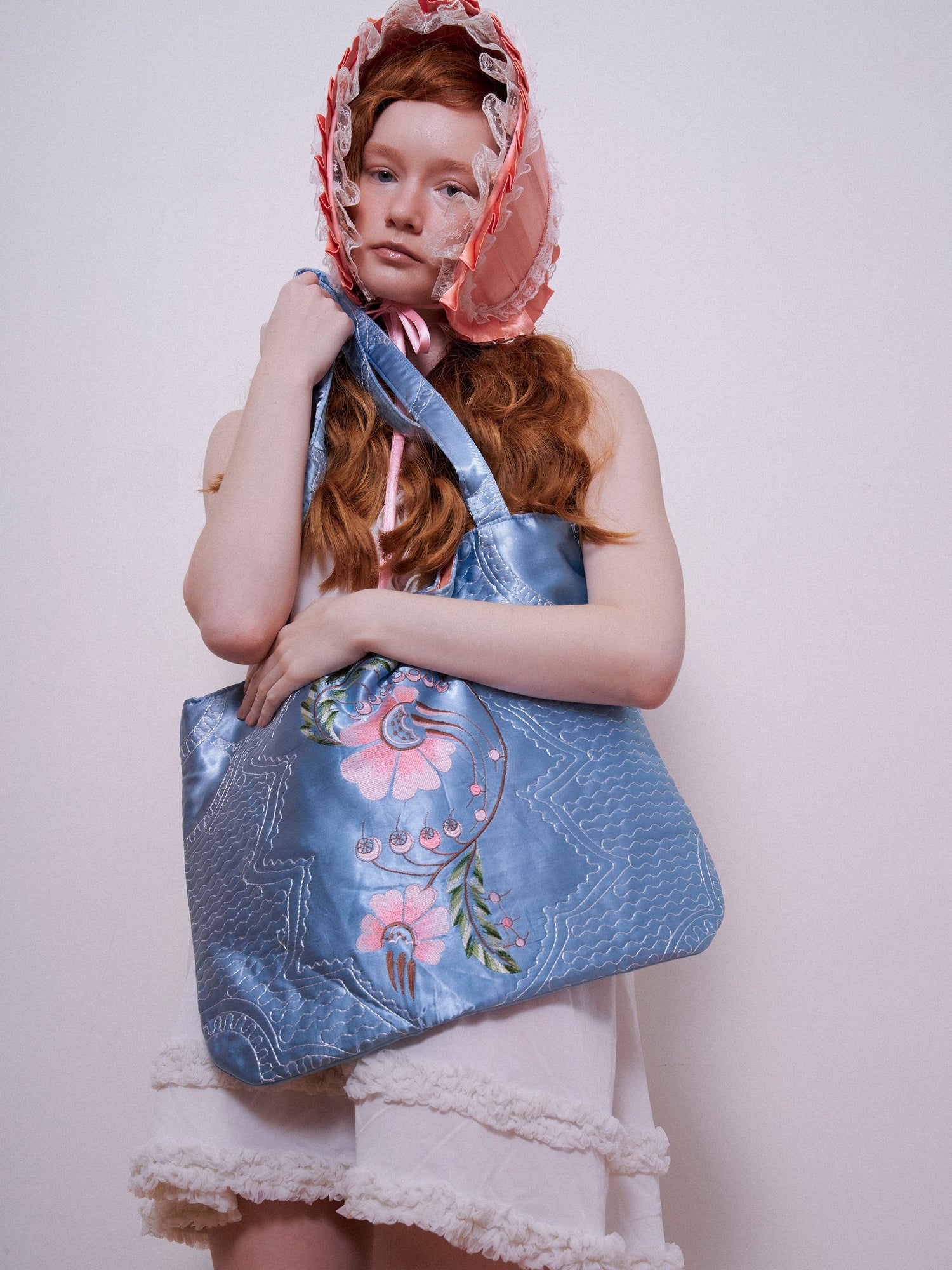 Butterfly Fly Away Tote- Blue
