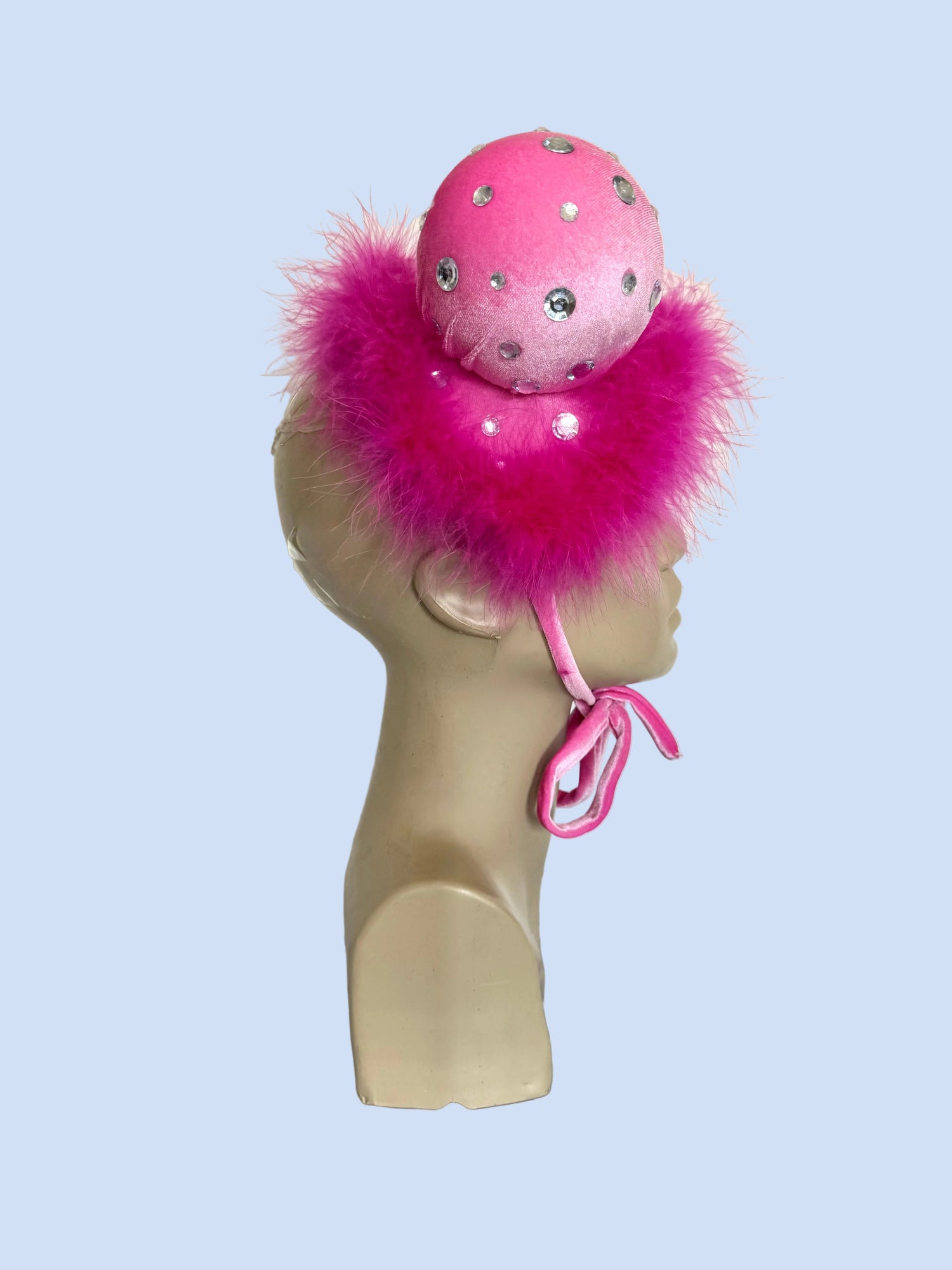 Pink Sparkle Antler Headpiece