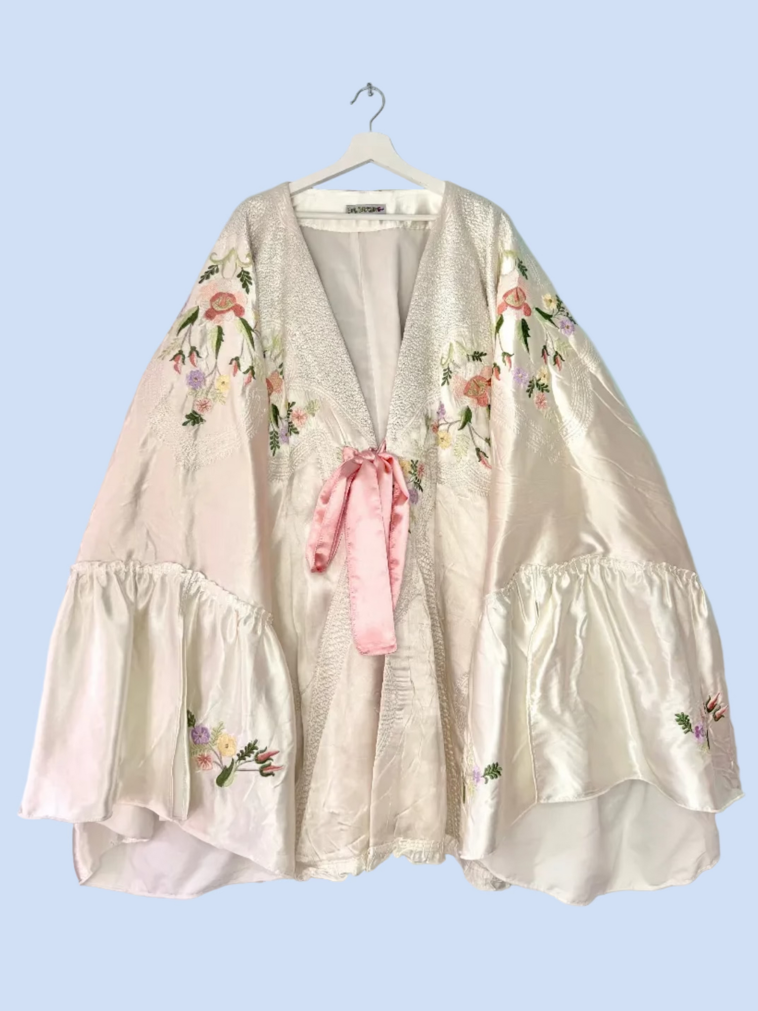 Butterfly Fly Awat Coat- Ivory Floral