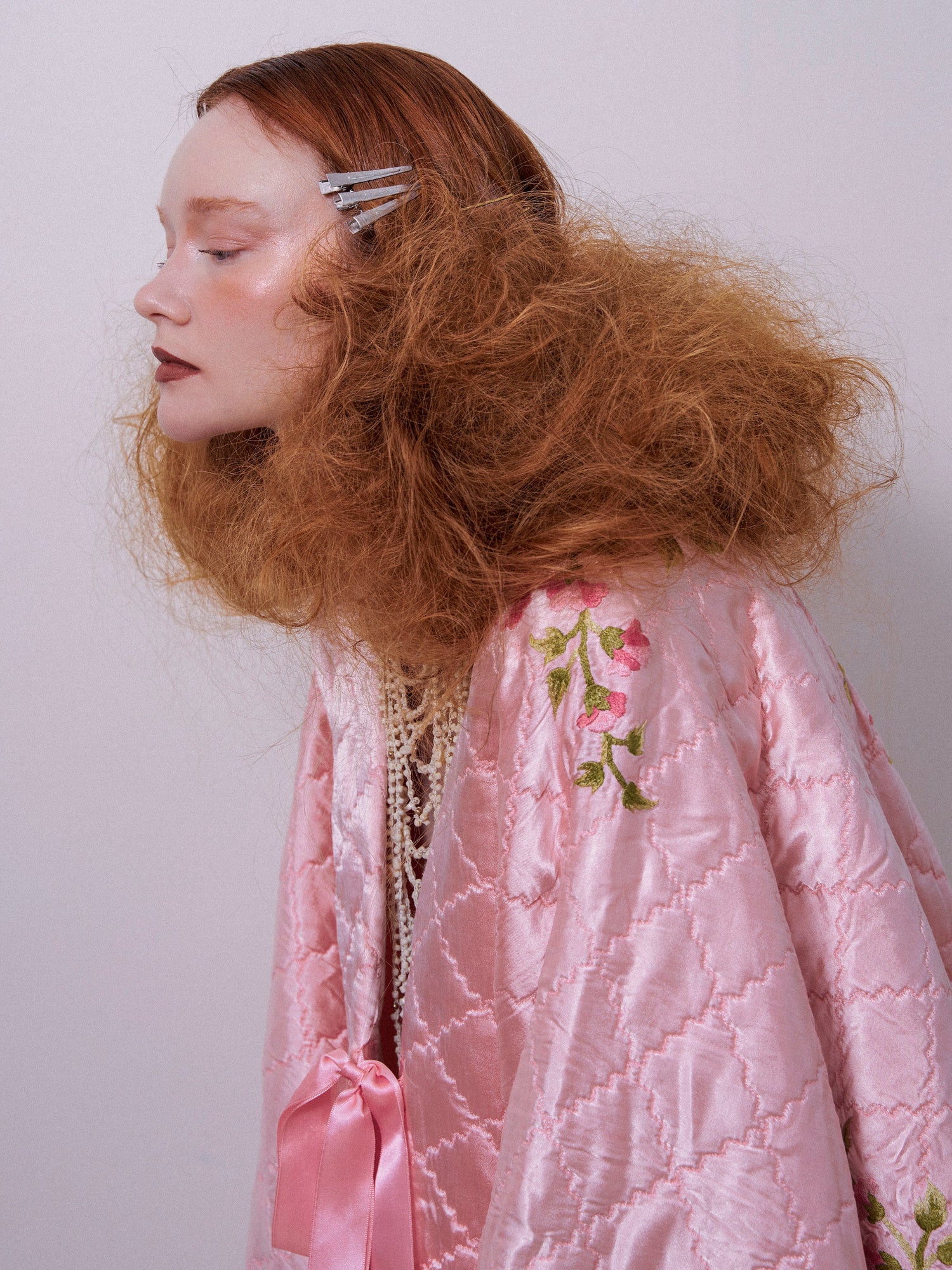 Butterfly Fly Away Coat- Silk Pink