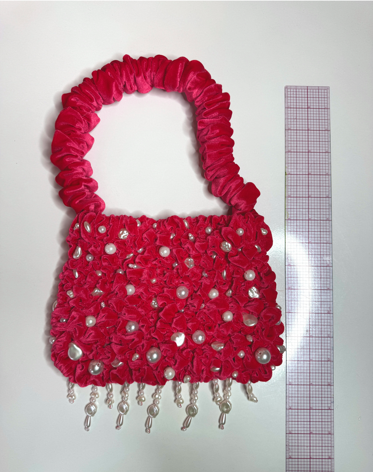 Glimmer Velvet Purse