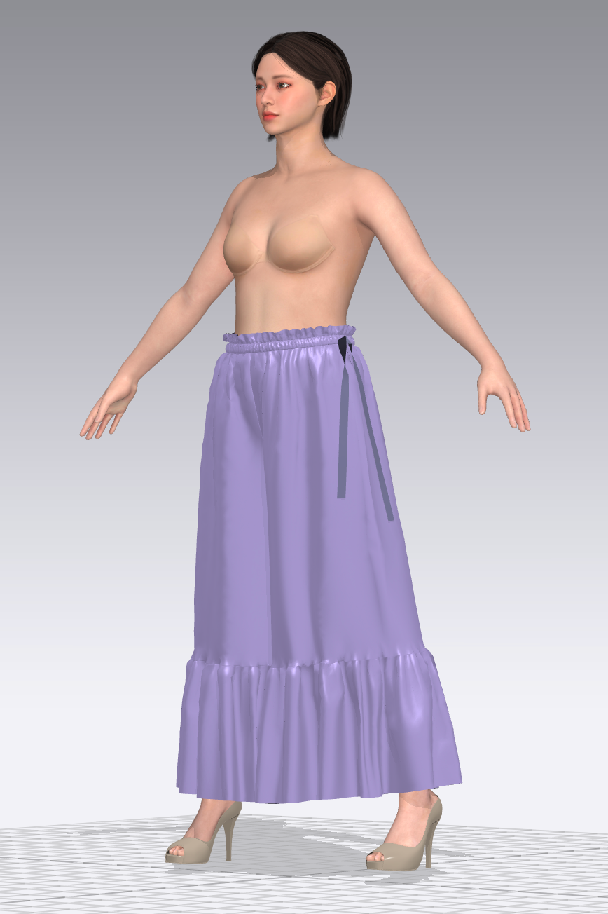 Ruffle Side Tie Pant | XXS-XXXXXL | Video Tutorial | A4, Letter Size and Full Size