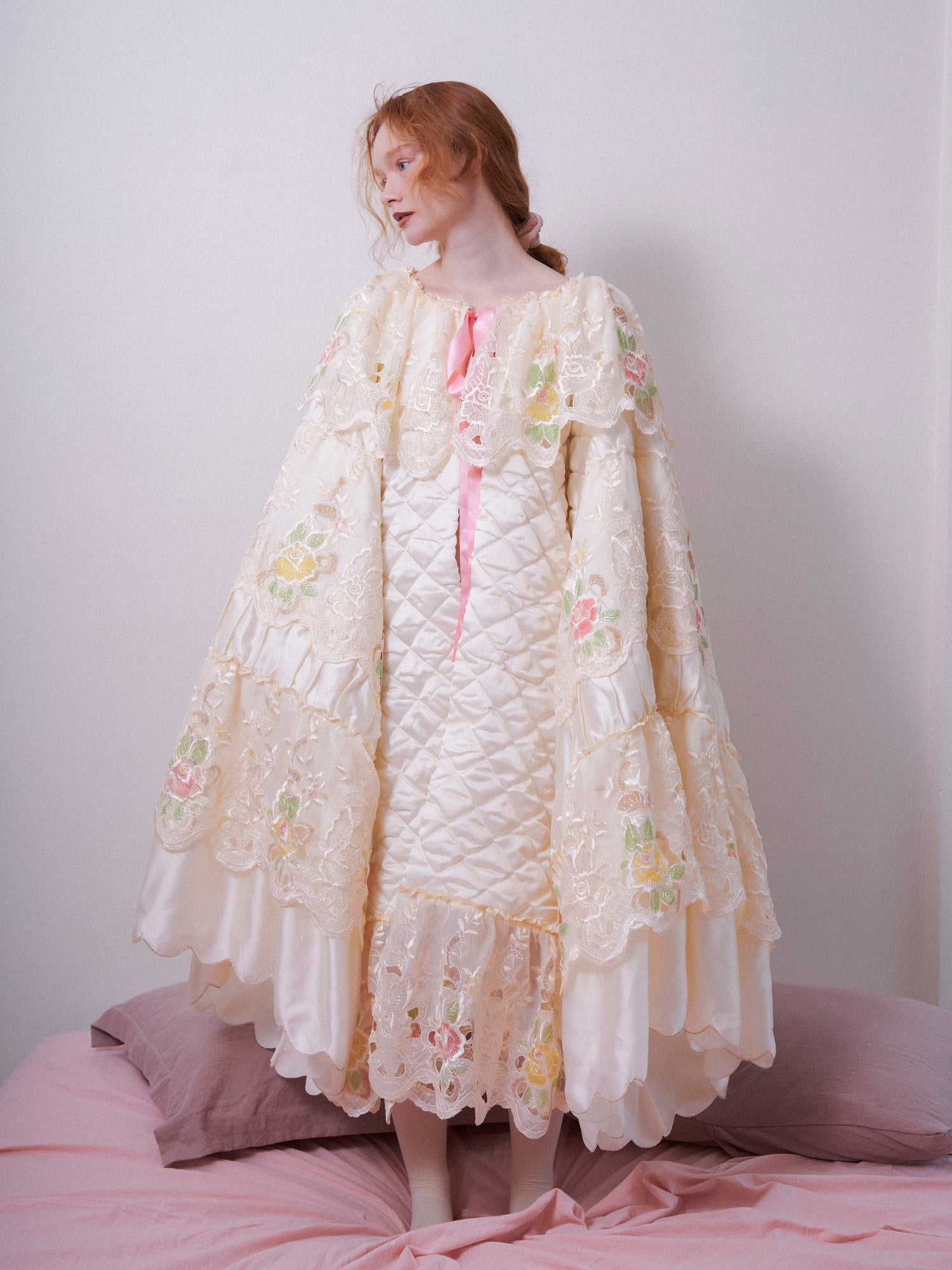 Butterfly Fly Away Coat- Off White