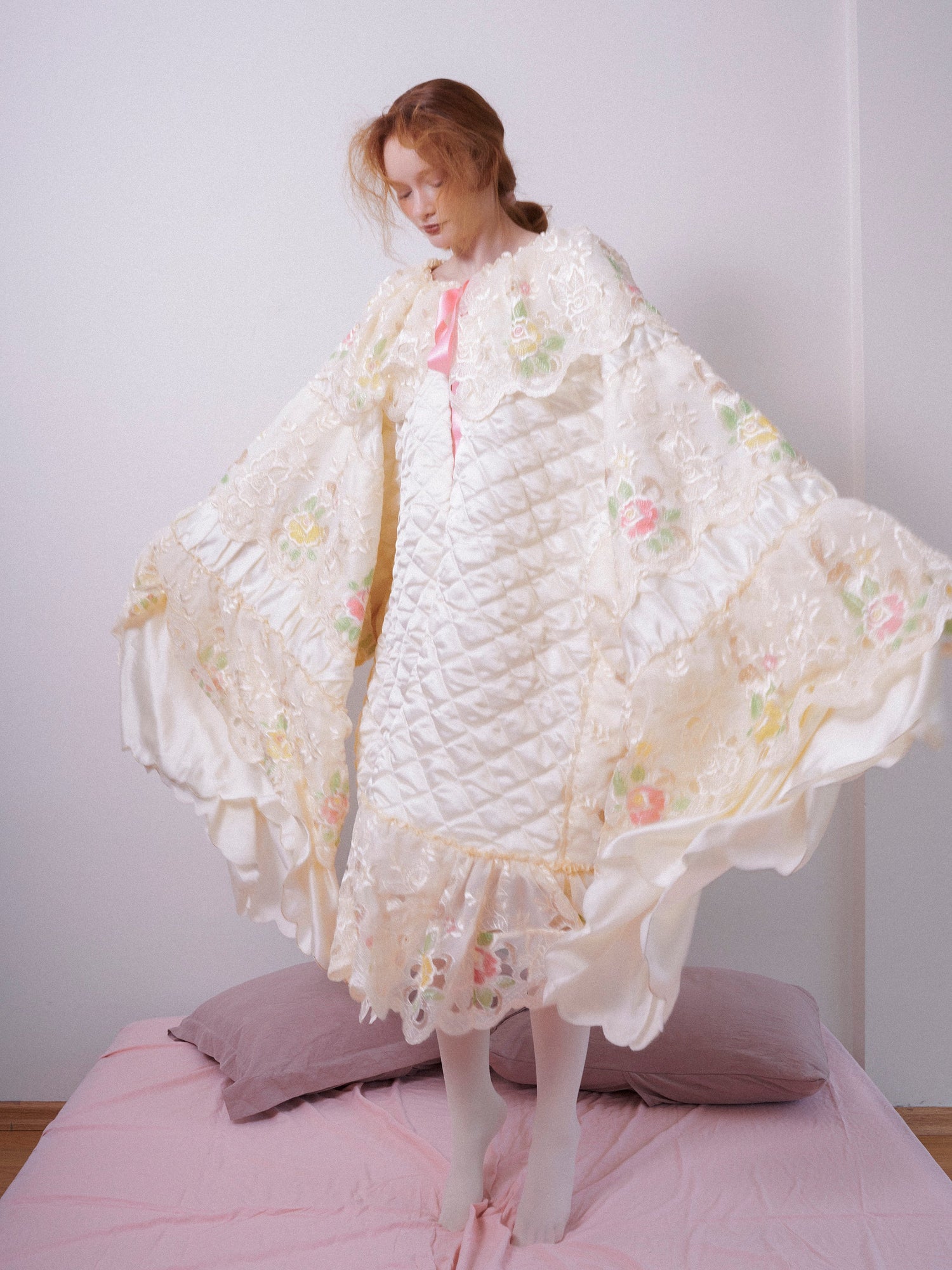 Butterfly Fly Away Coat- Off White